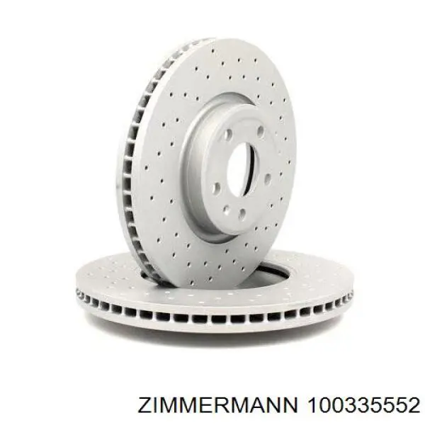 100335552 Zimmermann диск гальмівний передній