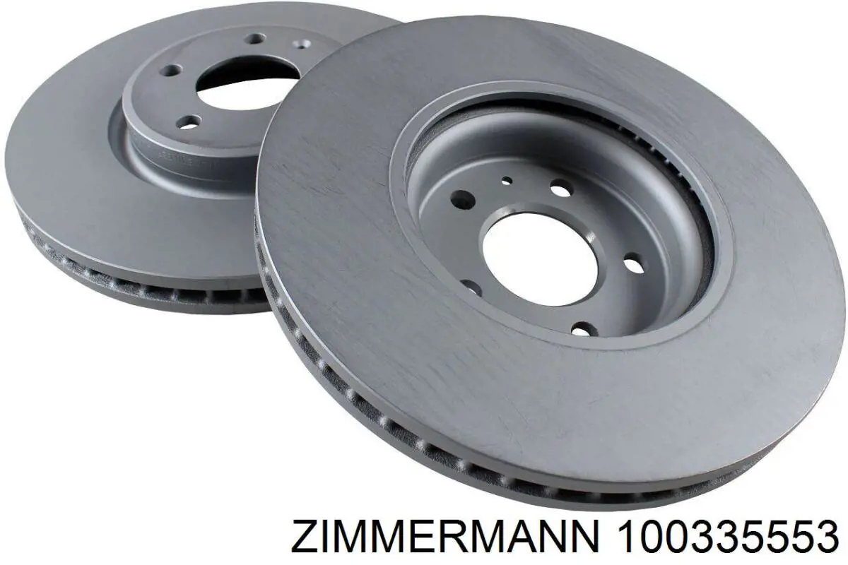 Диск переднього гальма Zimmermann 100335553 ціна, від 108.29 USD