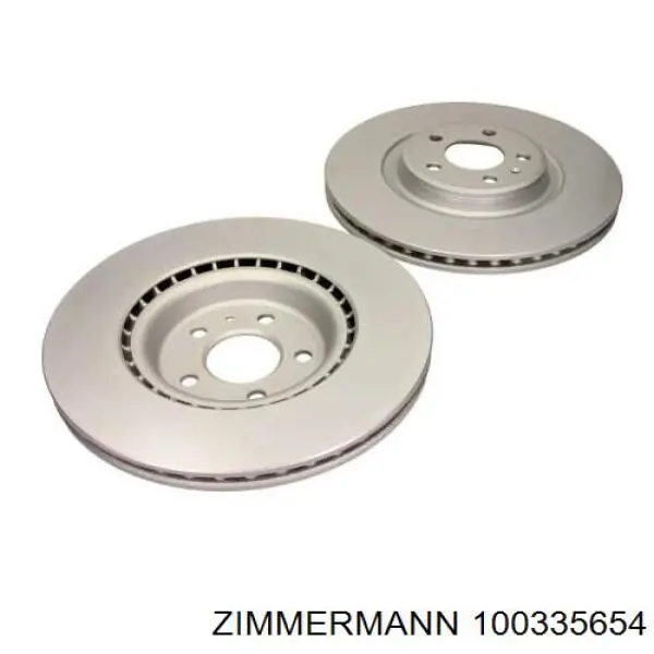 Диск гальмівний передній Zimmermann 100335654