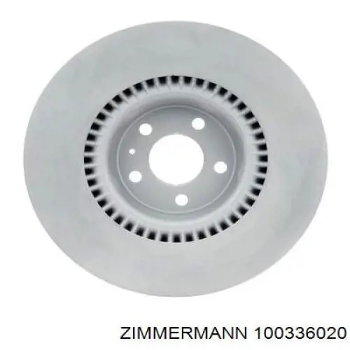 Гальмівні диски передні 100336020 Zimmermann