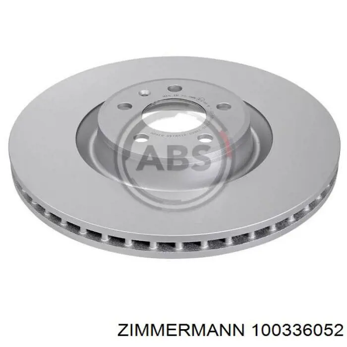 Диск переднього гальма Zimmermann 100336052 ціна, від 142.43 USD