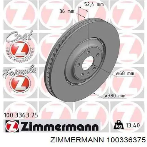 Гальмівні диски передні EBR1203XPR Power Stop