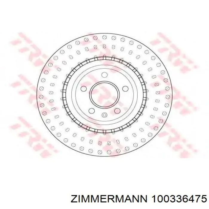 Купити 100336475 Zimmermann Ротор гальмівний
