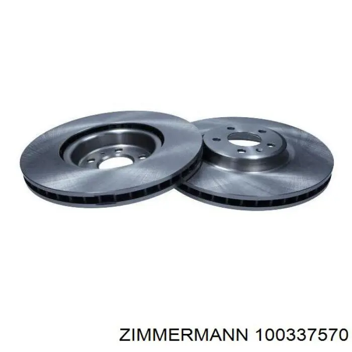 Диск переднього гальма Zimmermann 100337570 ціна, від 457.25 USD