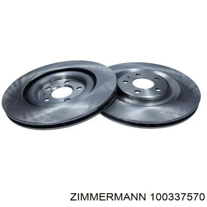 100337570 Zimmermann Гальмо дискове переднє