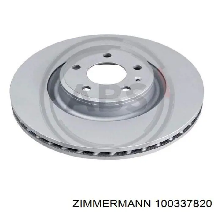 Диск переднього гальма Zimmermann 100337820 ціна, від 88.69 USD