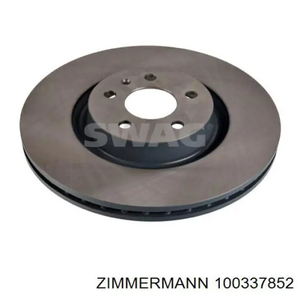 Диск гальмівний передній Zimmermann 100337852