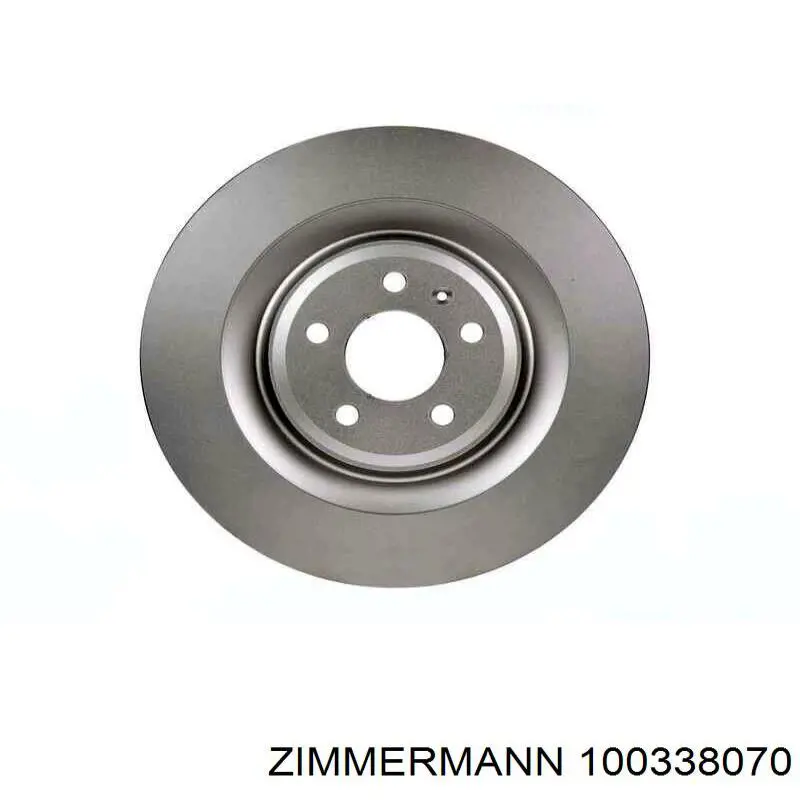 100338070 Zimmermann Гальмо дискове переднє