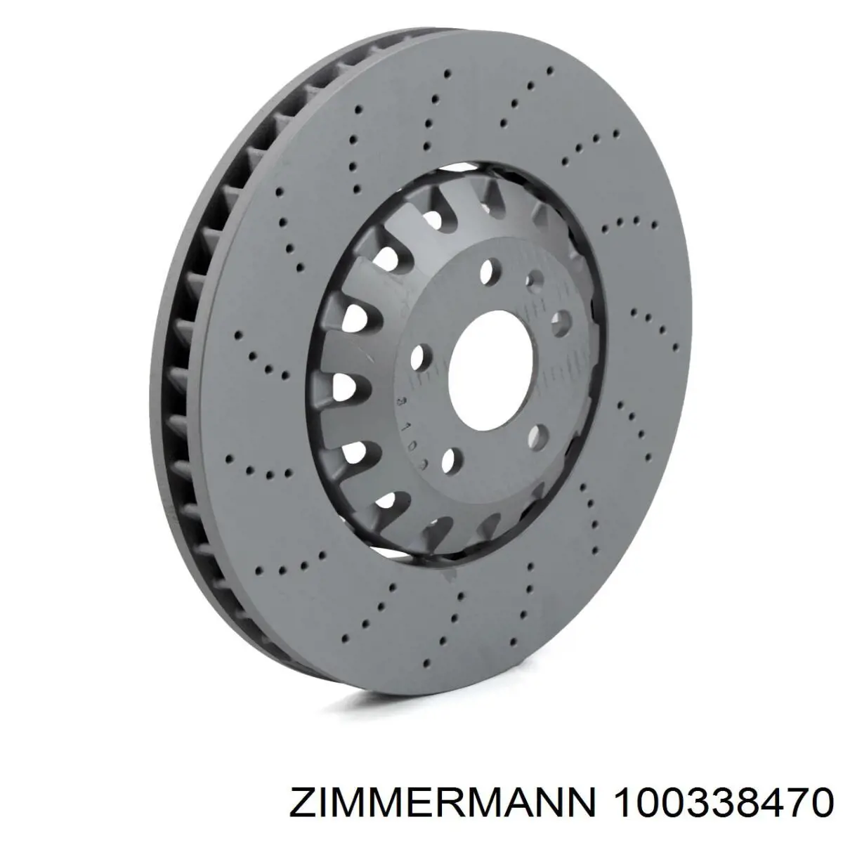 100338470 Zimmermann Гальмо дискове переднє
