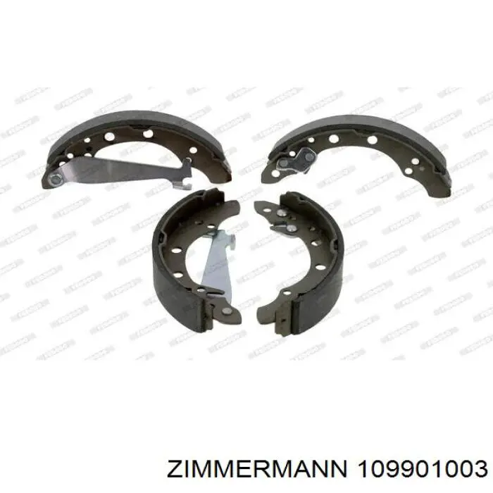 Купити 109901003 Zimmermann Колодки гальмові задні, барабанні