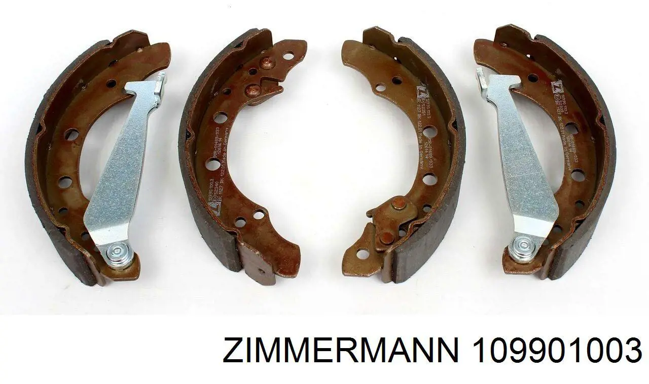 Колодки гальмові задні, барабанні Zimmermann 109901003 ціна, від 15.35 USD