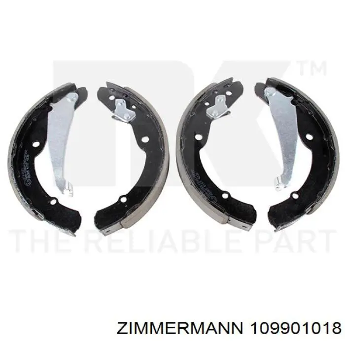 Колодки гальмові задні, барабанні 109901018 Zimmermann