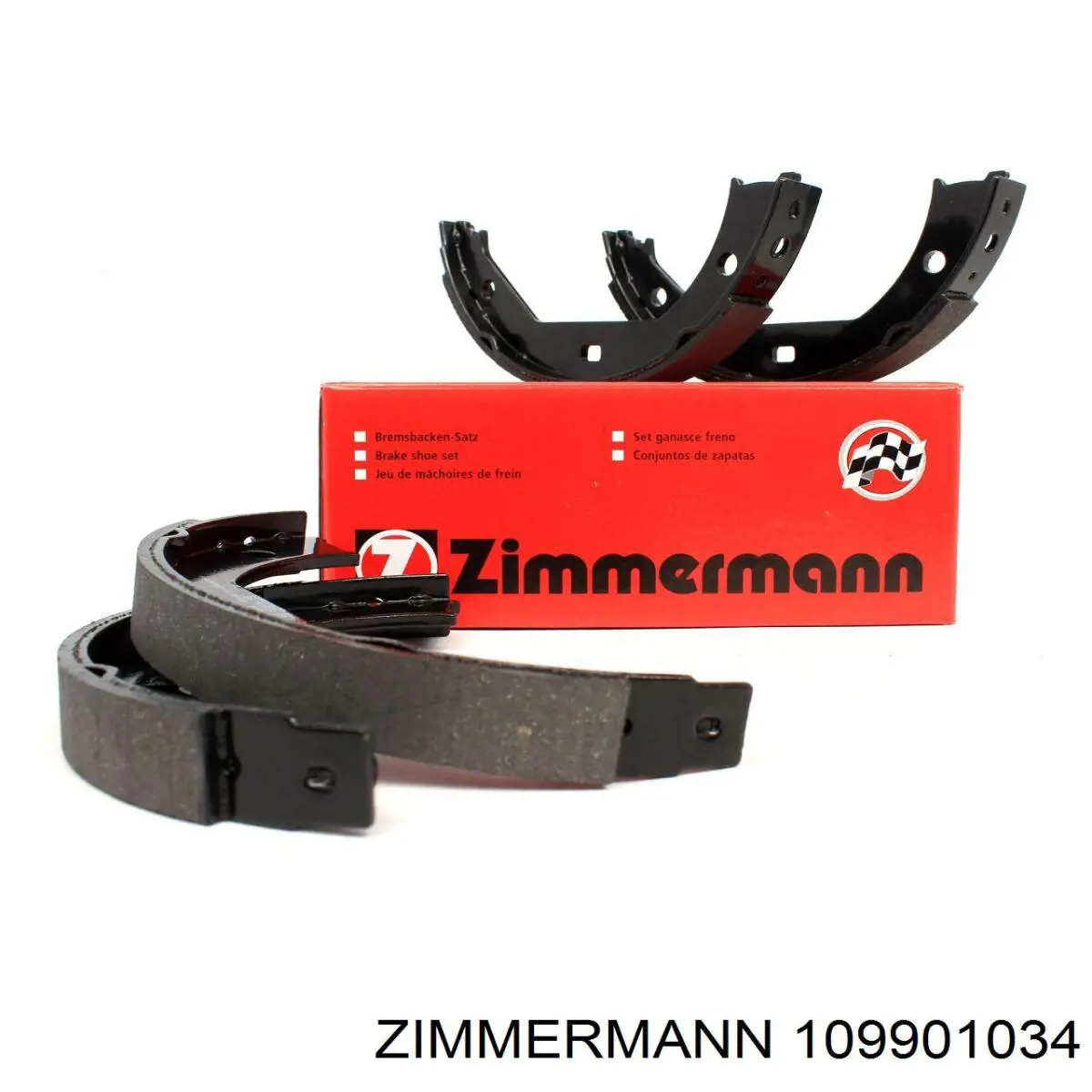 Колодки ручника 109901034 Zimmermann