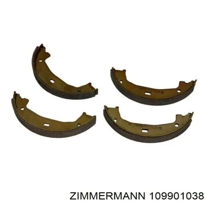Колодки стоянкового гальма Zimmermann 109901038
