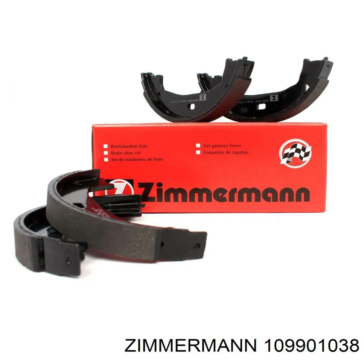 Колодки ручника / стоянкового гальма Zimmermann 109901038 ціна, від 18.07 USD