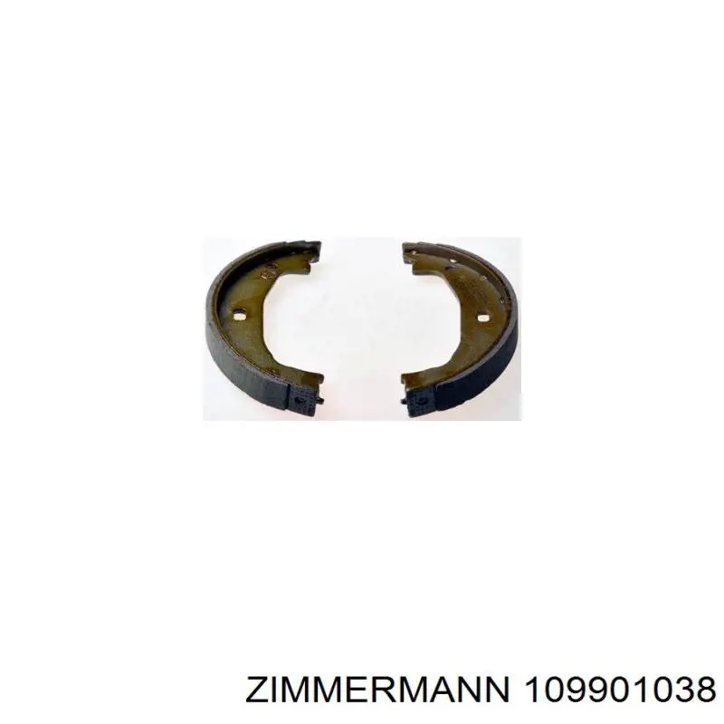 Купити 109901038 Zimmermann Гальмівні колодки гальма стоянки