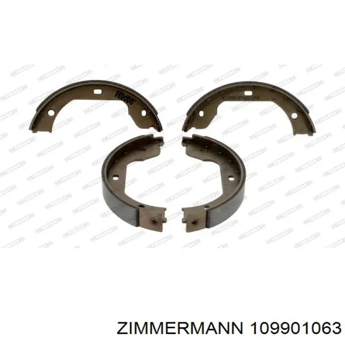 109901063 Zimmermann колодки ручника/стоянкового гальма