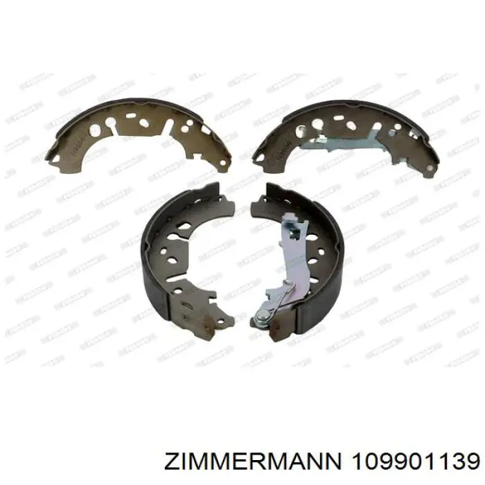 Колодки гальмові задні, барабанні 109901139 Zimmermann