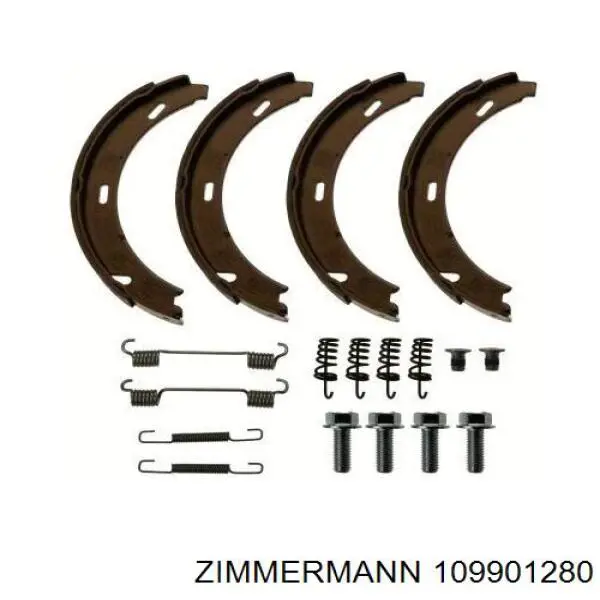 109901280 Zimmermann колодки ручника/стоянкового гальма