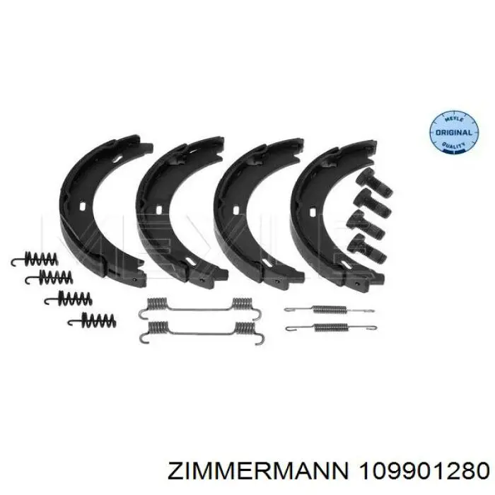 Колодки ручника 109901280 Zimmermann