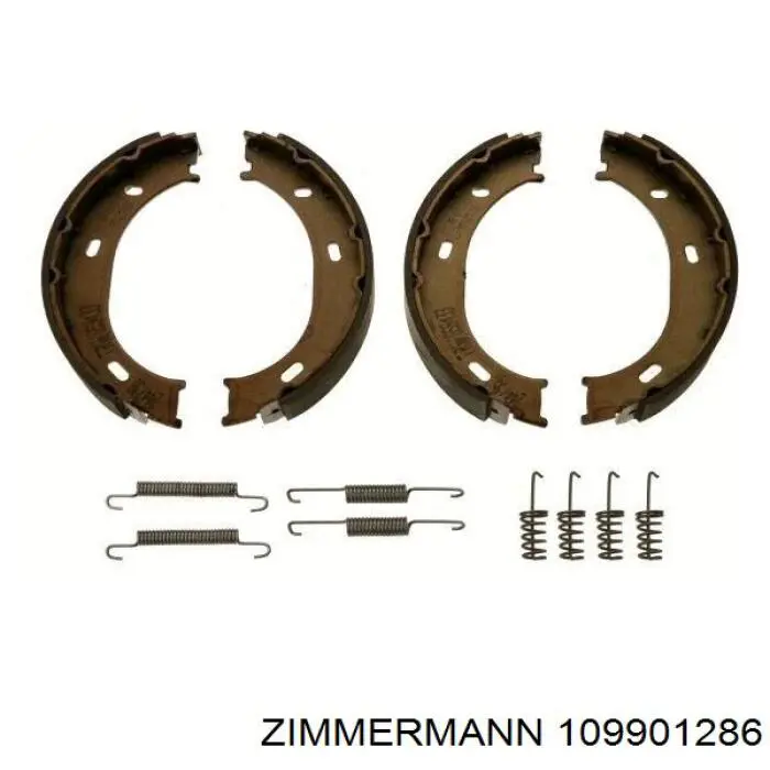 Купити 109901286 Zimmermann Гальмівні колодки гальма стоянки