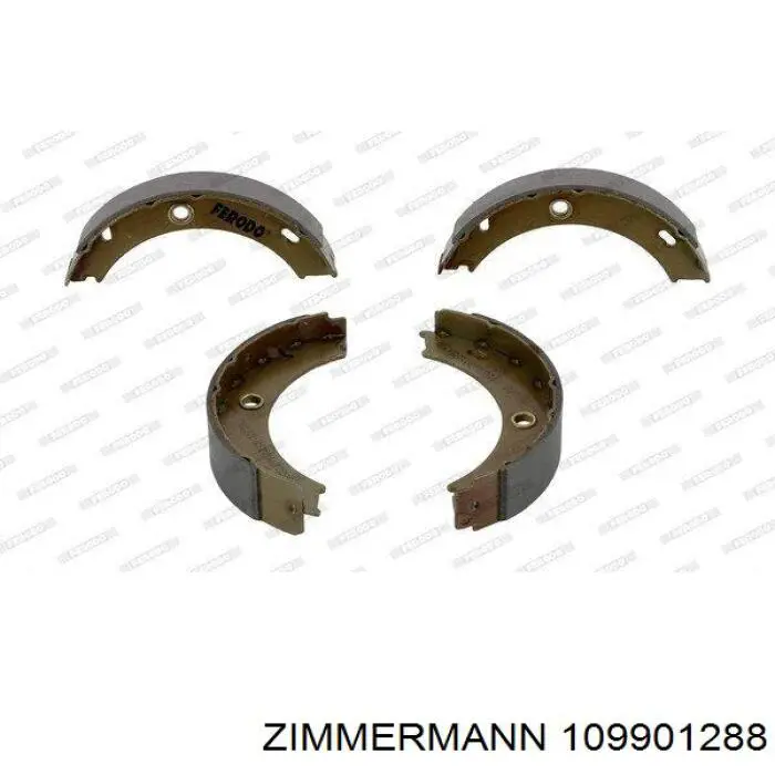 Колодки ручника 109901288 Zimmermann