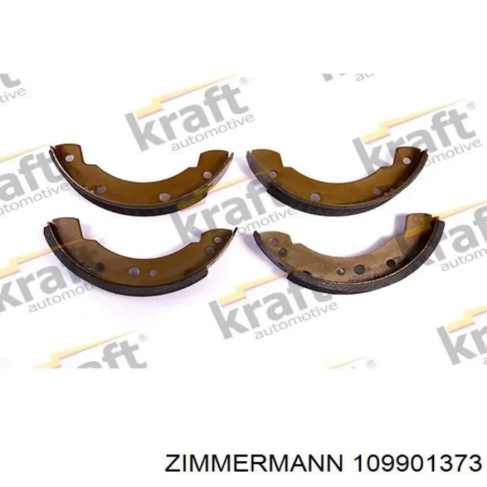Колодки гальмові задні, барабанні Zimmermann 109901373 ціна, від 17.14 USD