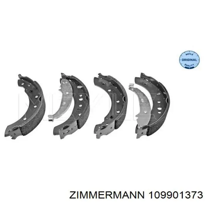 Колодки гальмові задні, барабанні Zimmermann 109901373 ціна, від 17.14 USD