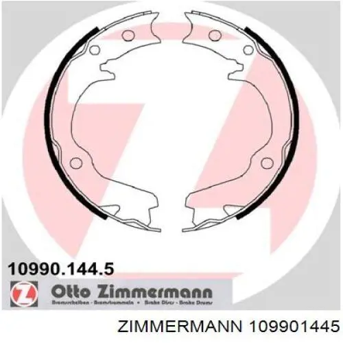 109901445 Zimmermann колодки ручника/стоянкового гальма