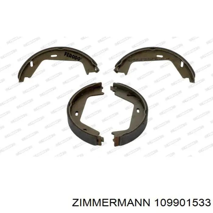 Колодки стоянкового гальма Zimmermann 109901533