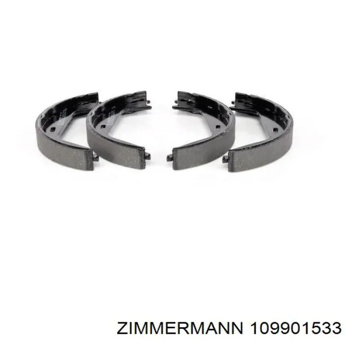 Купити 109901533 Zimmermann Гальмівні колодки гальма стоянки