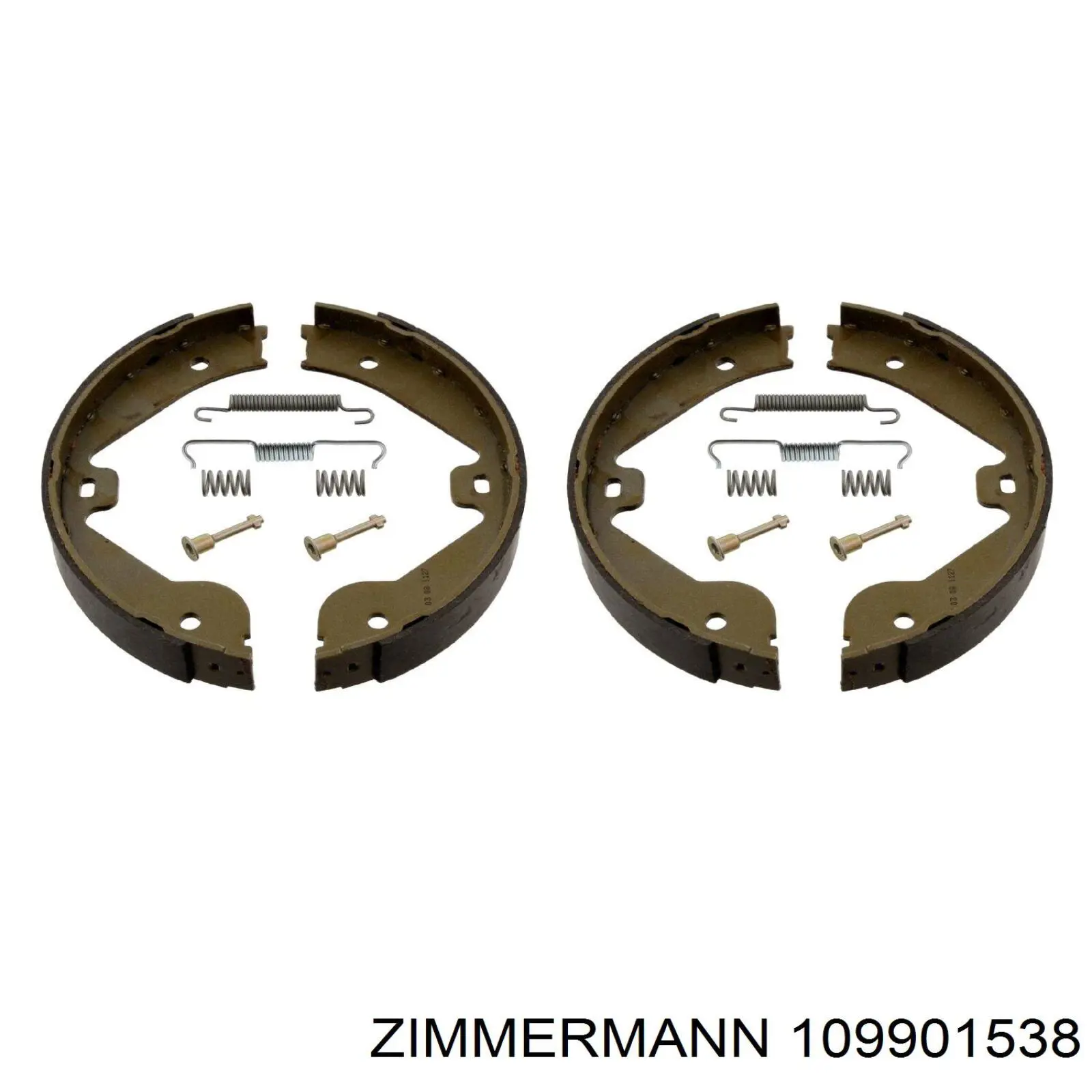 109901538 Zimmermann колодки ручника/стоянкового гальма