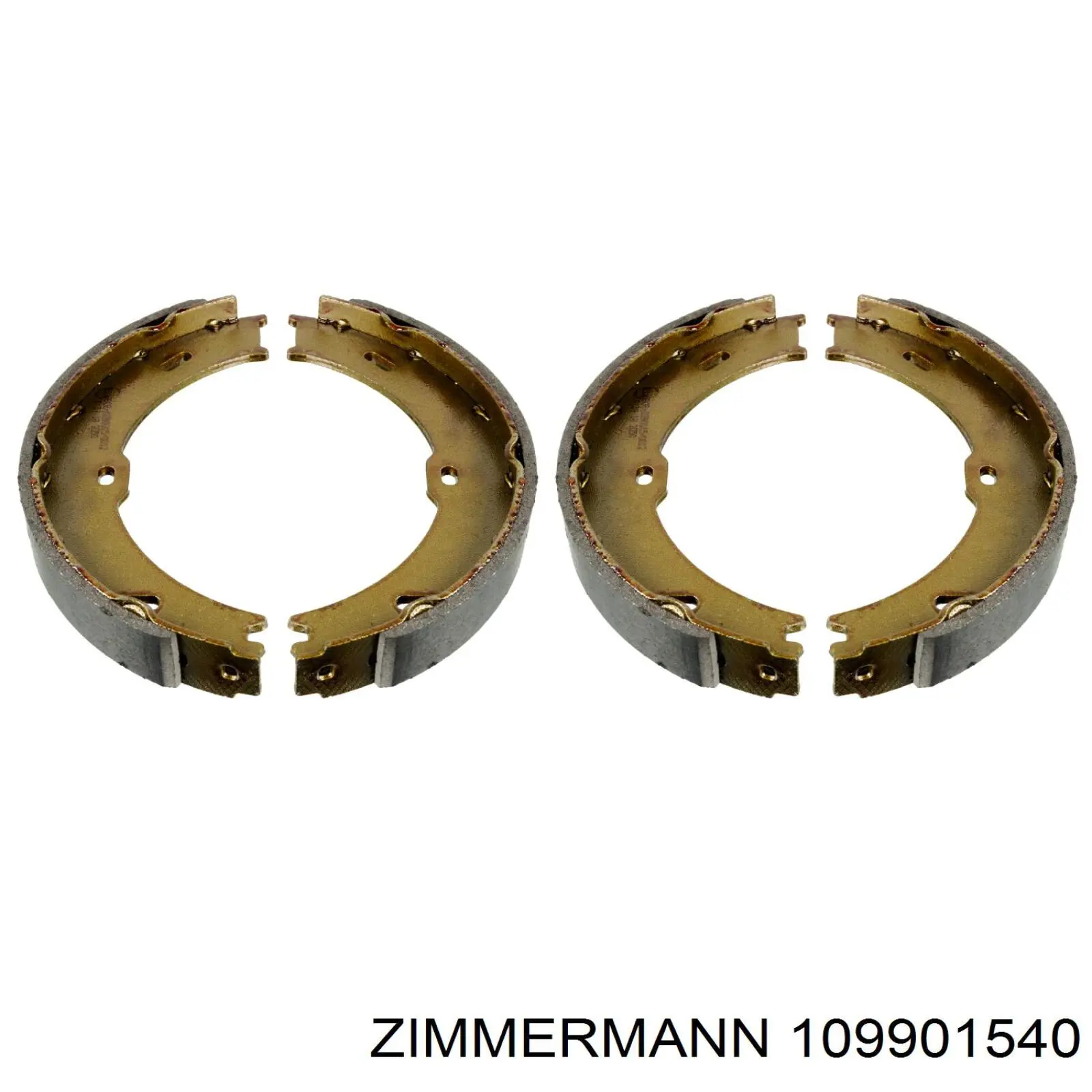 Купити 109901540 Zimmermann Гальмівні колодки гальма стоянки