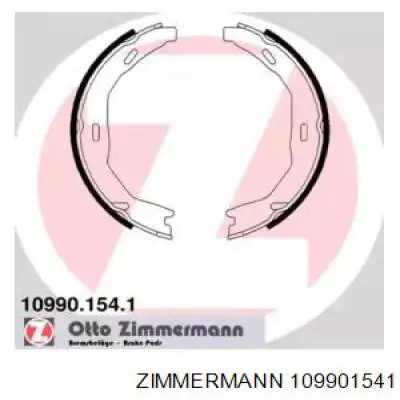 Колодки ручника/стоянкового гальма 109901541 Zimmermann