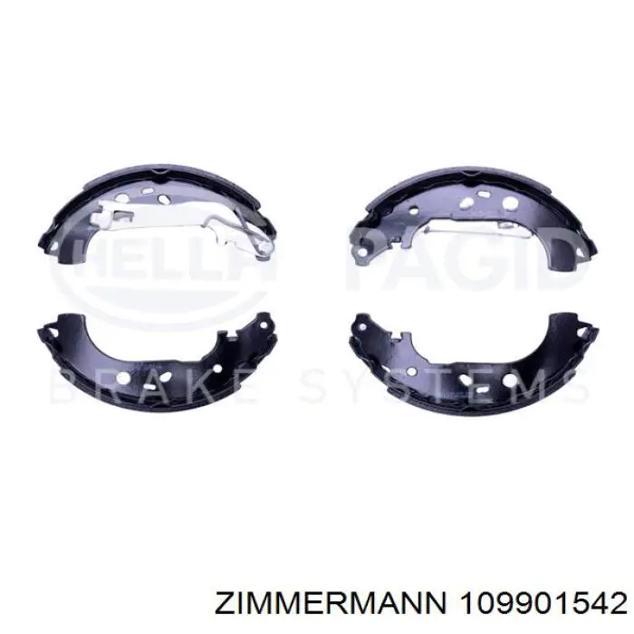 Купити 109901542 Zimmermann Колодки гальмові задні, барабанні