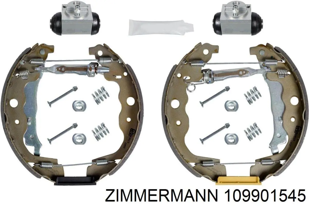 Колодки гальмові задні, барабанні 109901545 Zimmermann