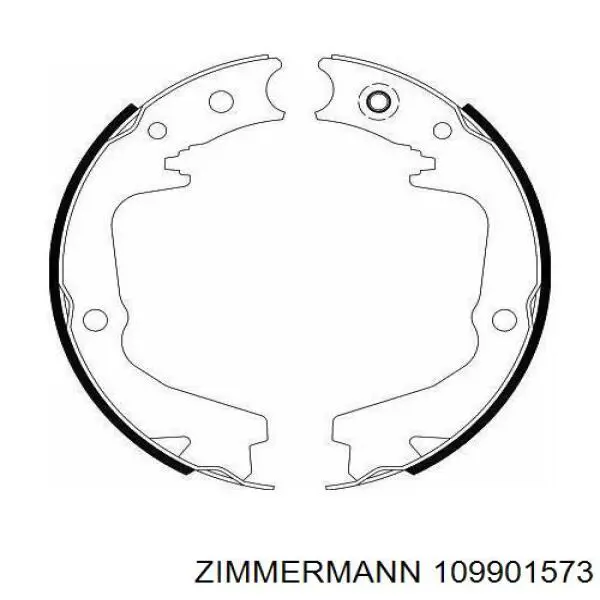 Колодки стоянкового гальма Delphi LS2170