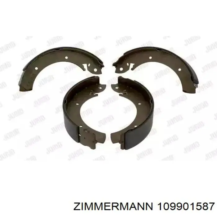 109901587 Zimmermann колодки гальмові задні, барабанні