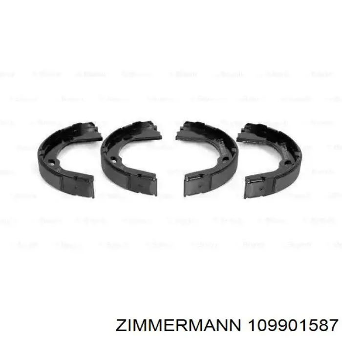 Купити 109901587 Zimmermann Колодки гальмові задні, барабанні
