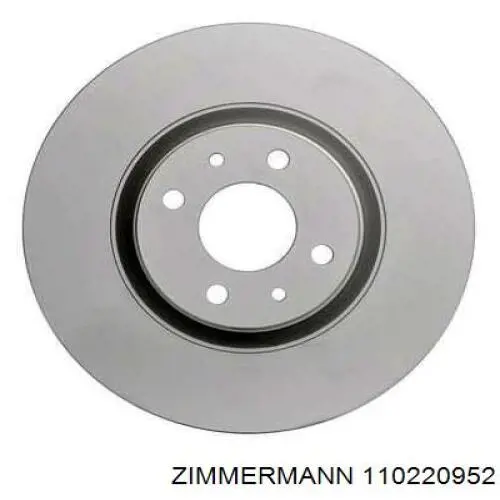 110220952 Zimmermann Гальмо дискове переднє