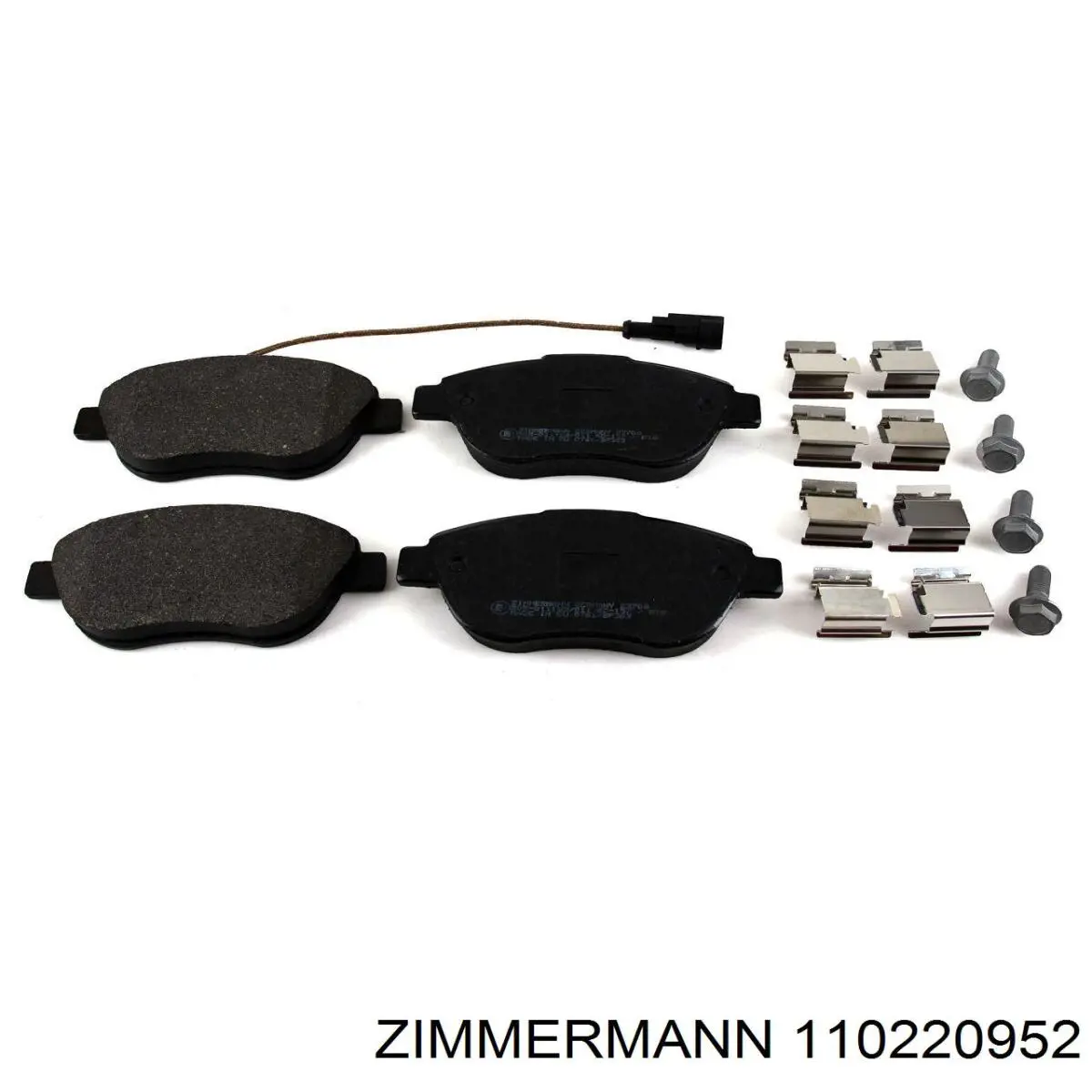 Диск гальмівний передній Zimmermann 110220952