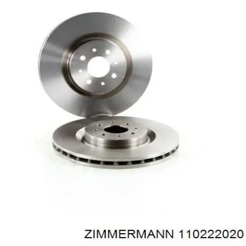 110222020 Zimmermann Гальмо дискове переднє