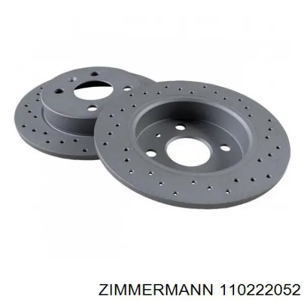 110222052 Zimmermann диск гальмівний передній