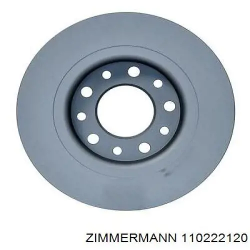 Диск гальмівний задній Zimmermann 110222120