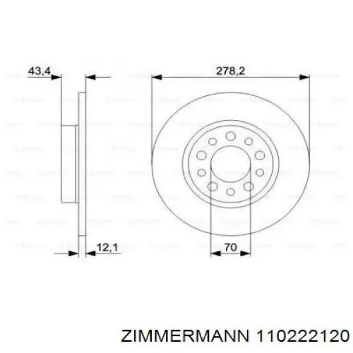 110222120 Zimmermann Дискові гальма