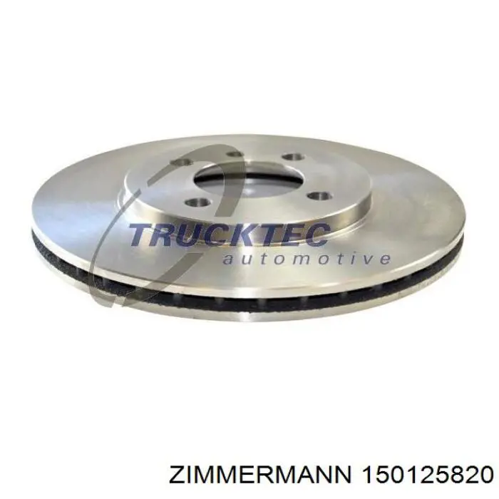 150125820 Zimmermann диск гальмівний передній