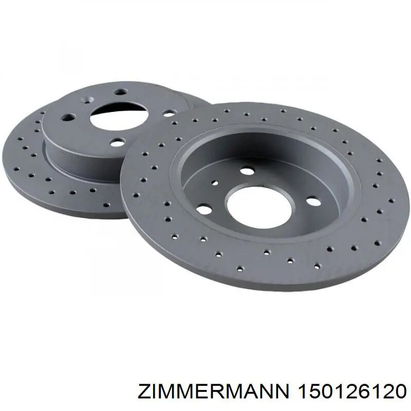Диск гальмівний передній Zimmermann 150126120