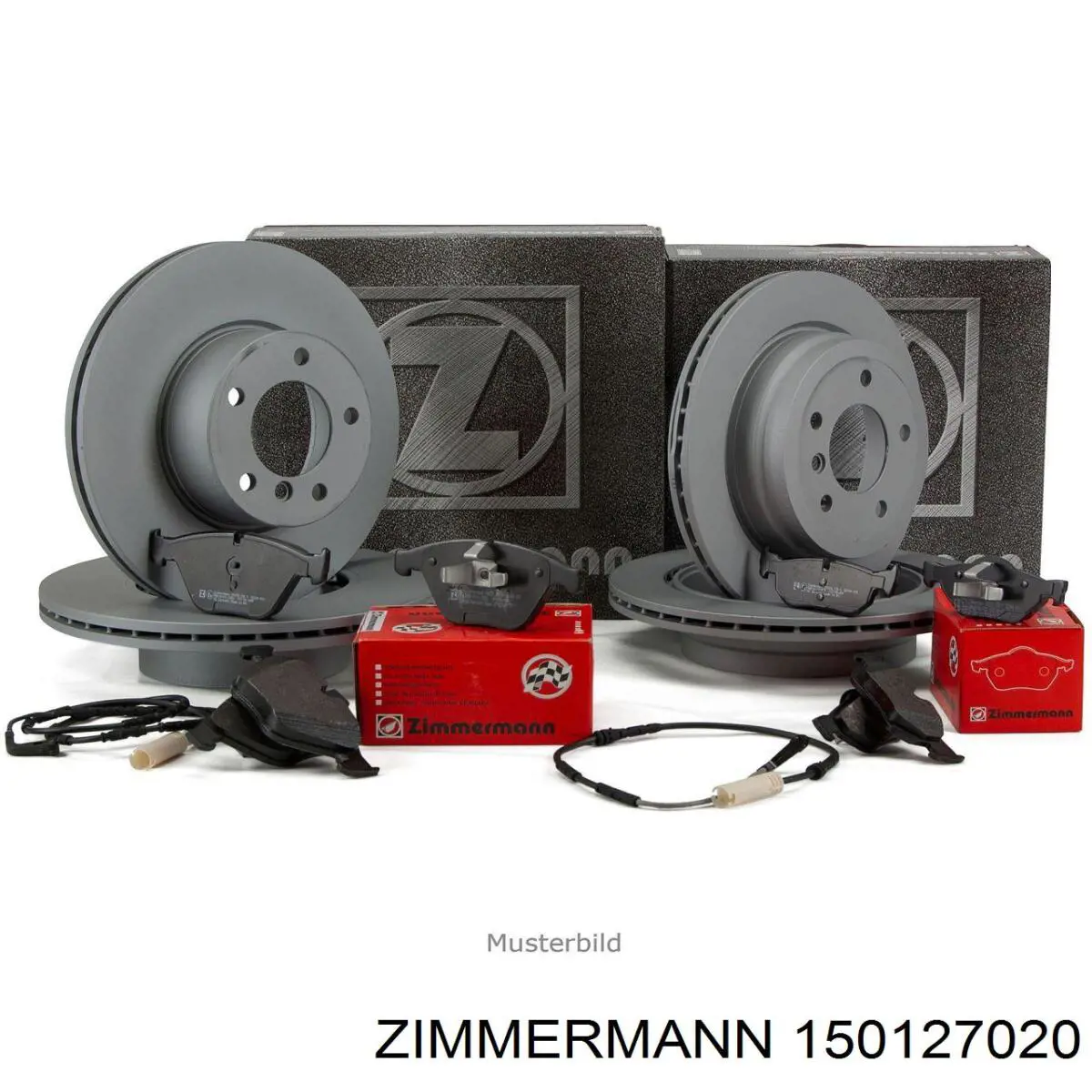 Задні дискові гальма Zimmermann 150127020 ціна, від 28.67 USD