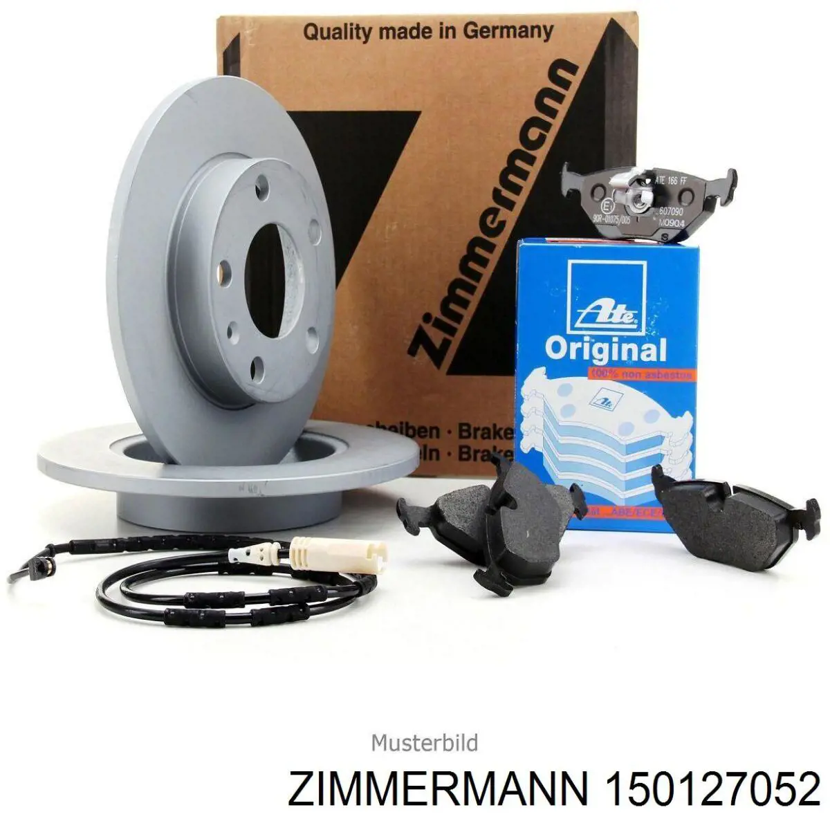 Задні дискові гальма Zimmermann 150127052 ціна, від 27.76 USD