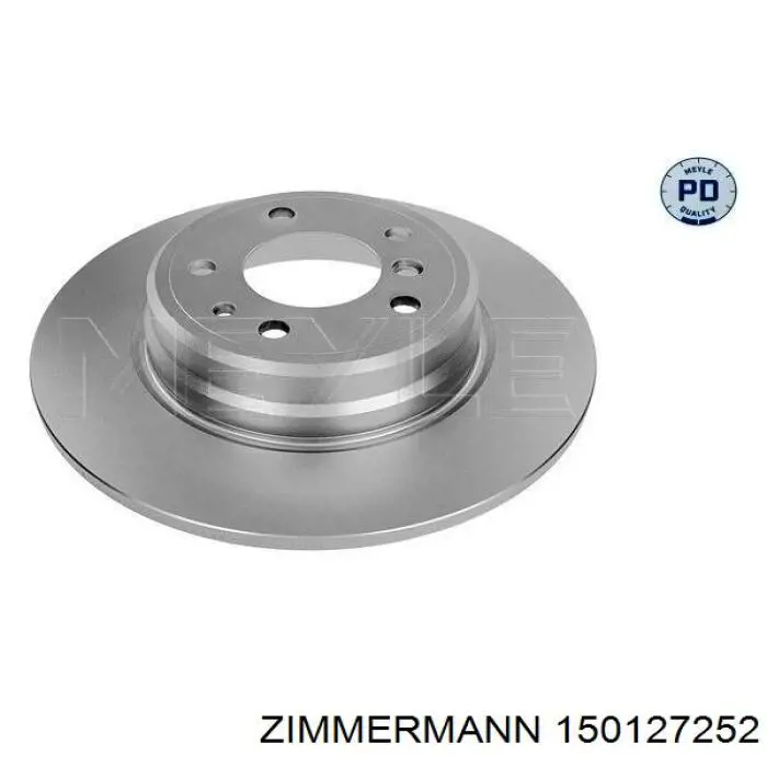 Диск гальмівний задній 150127252 Zimmermann